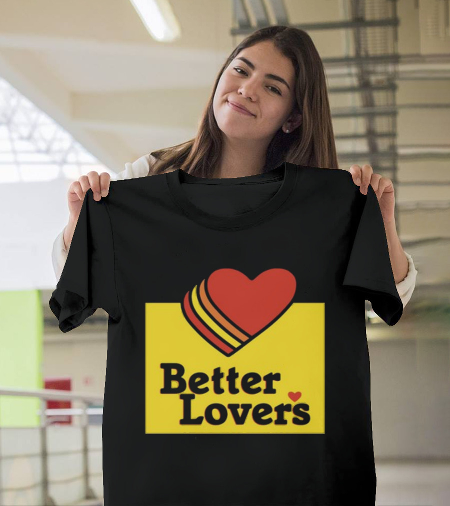 Better Lovers Heart Icon Valentines Day T-Shirt