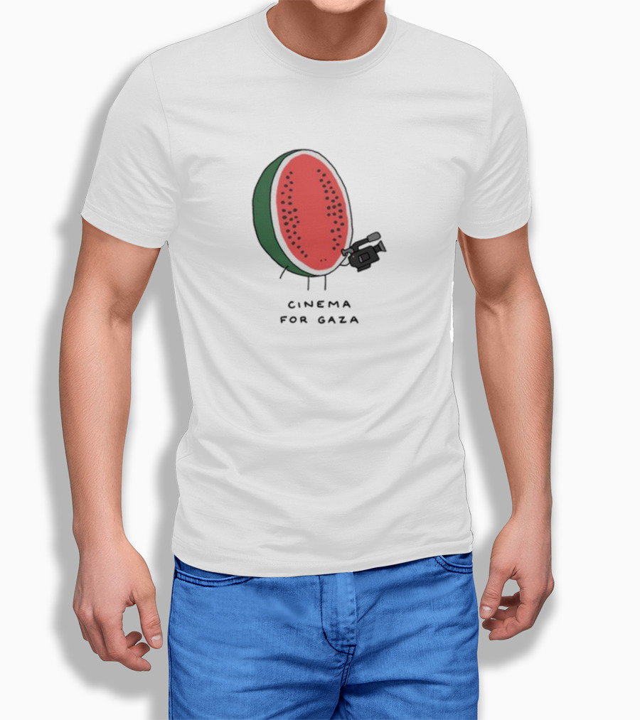 Cinema For Gaza Watermelon Holding Camera T-Shirt