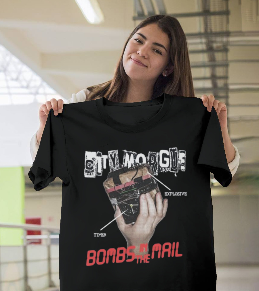 City Morgue Explosive Timer Bombs In The Mail T-Shirt