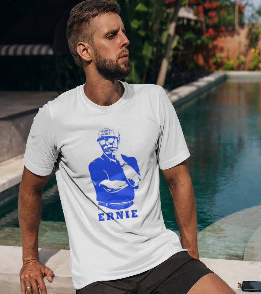 Games With Names Ernie Adams Iconic Blue T-Shirt