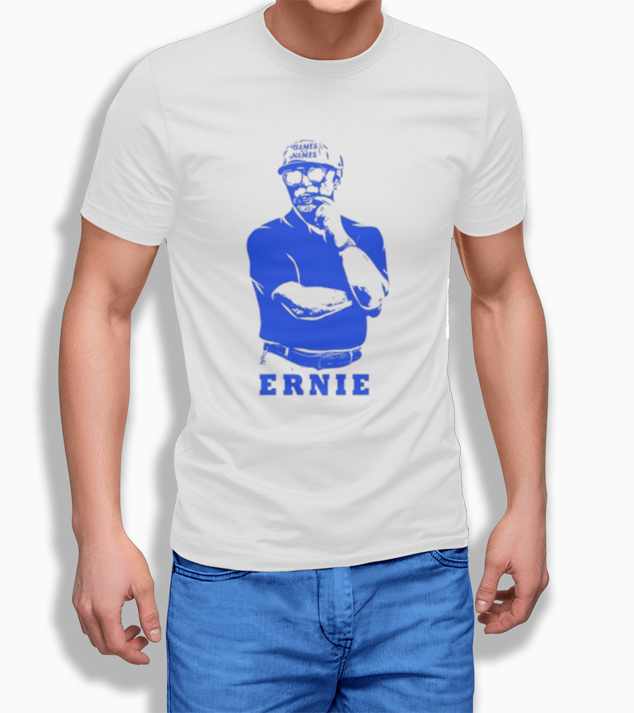 Games With Names Ernie Adams Iconic Blue T-Shirt