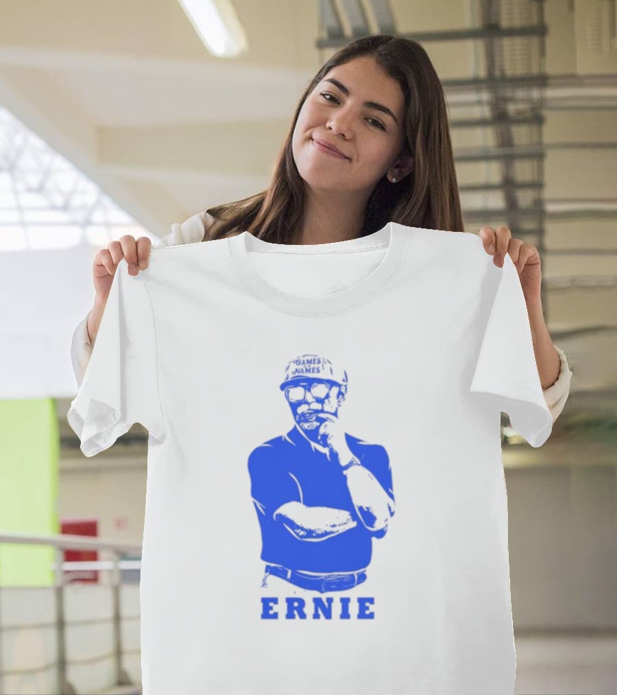 Games With Names Ernie Adams Iconic Blue T-Shirt