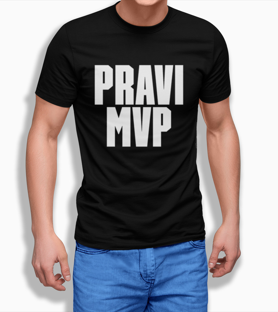 PRAVI MVP Bold Sports Enthusiast T-Shirt