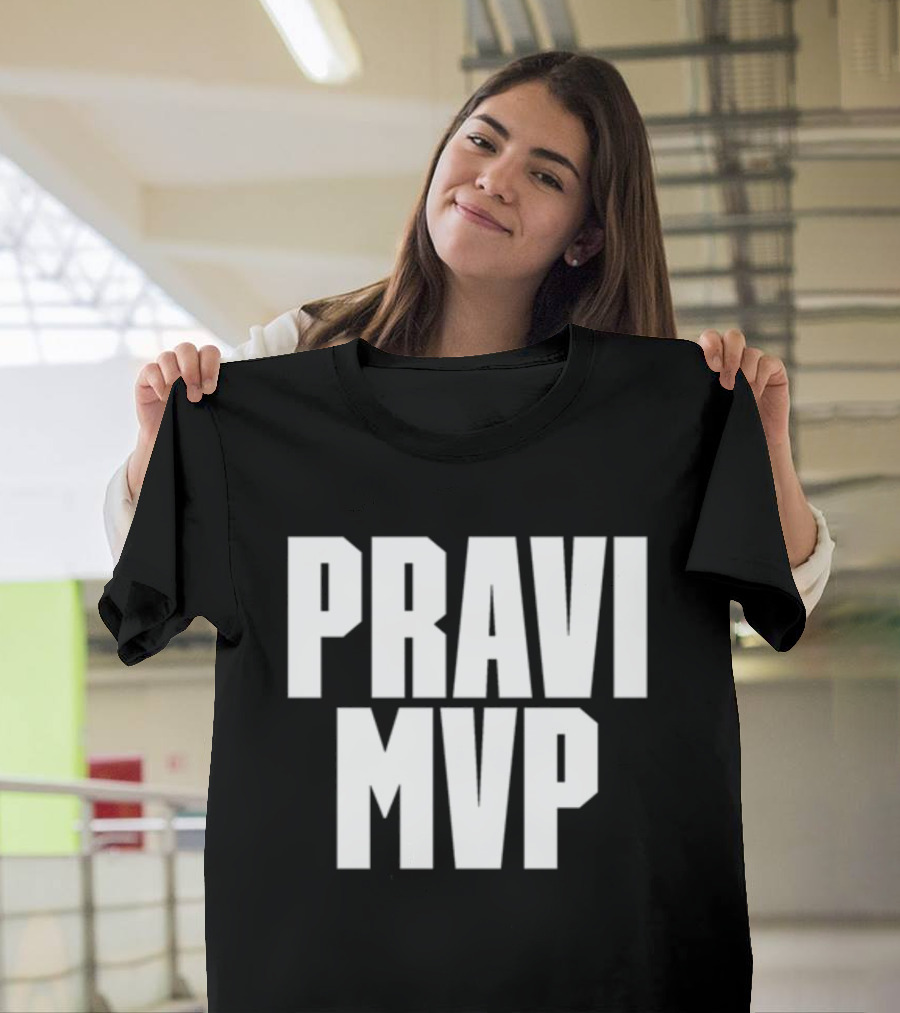 PRAVI MVP Bold Sports Enthusiast T-Shirt