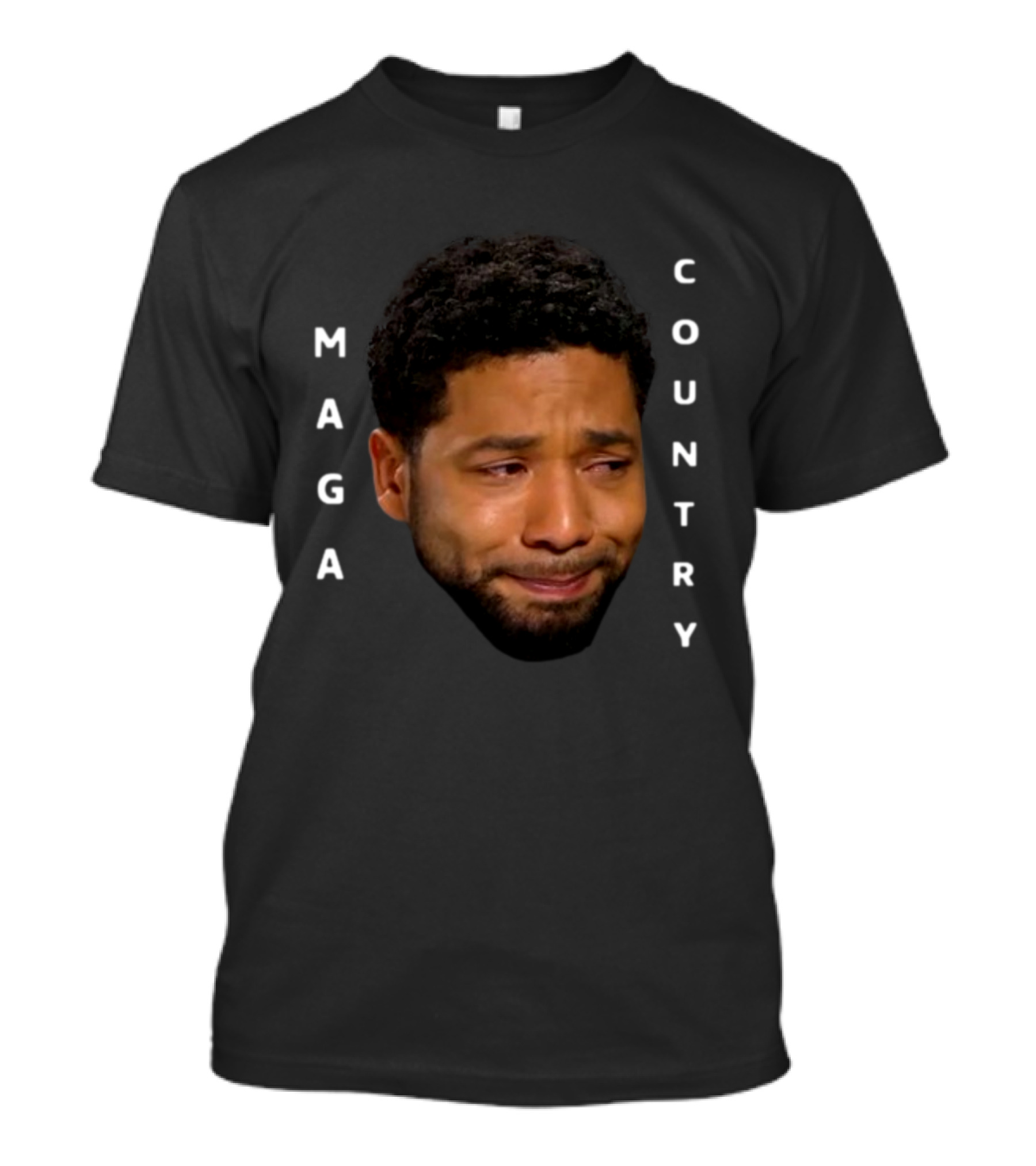 Hollaria Briden Jussie Smollett Crying Face Maga Country T-Shirt