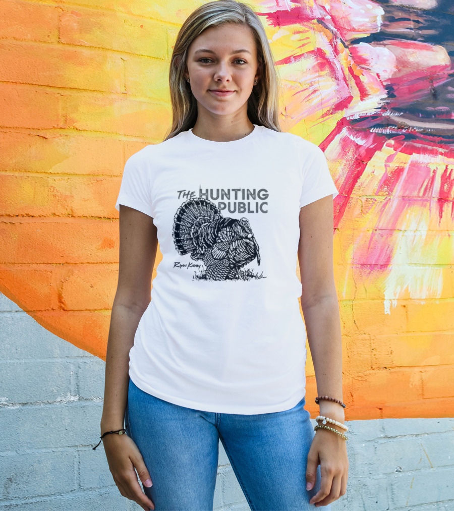 Ryan Kirby Turkey Art The Hunting Public Strutter T-Shirt