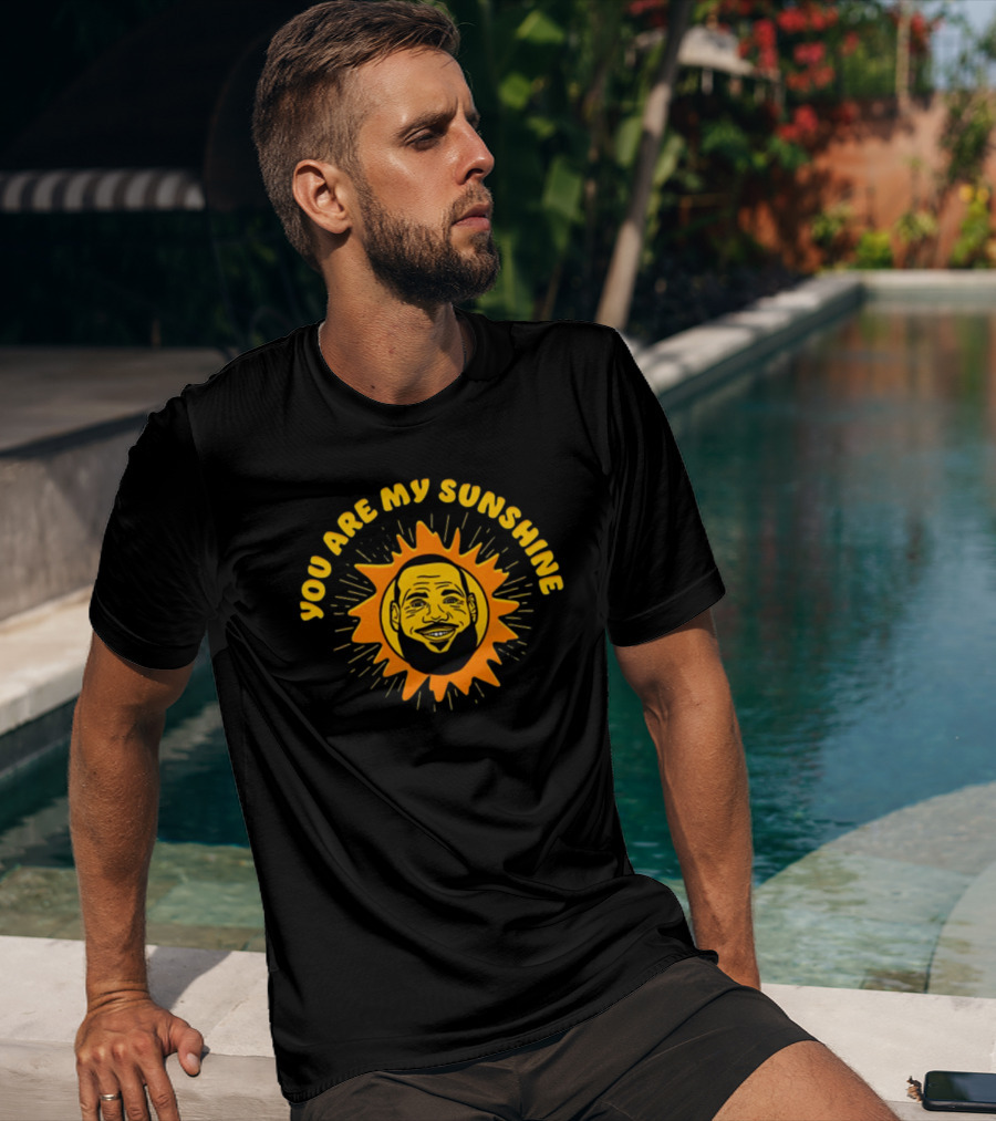 Shitheadsteve You Are My Sunshine Parody Face Inside Cartoon Sunburst T-Shirt