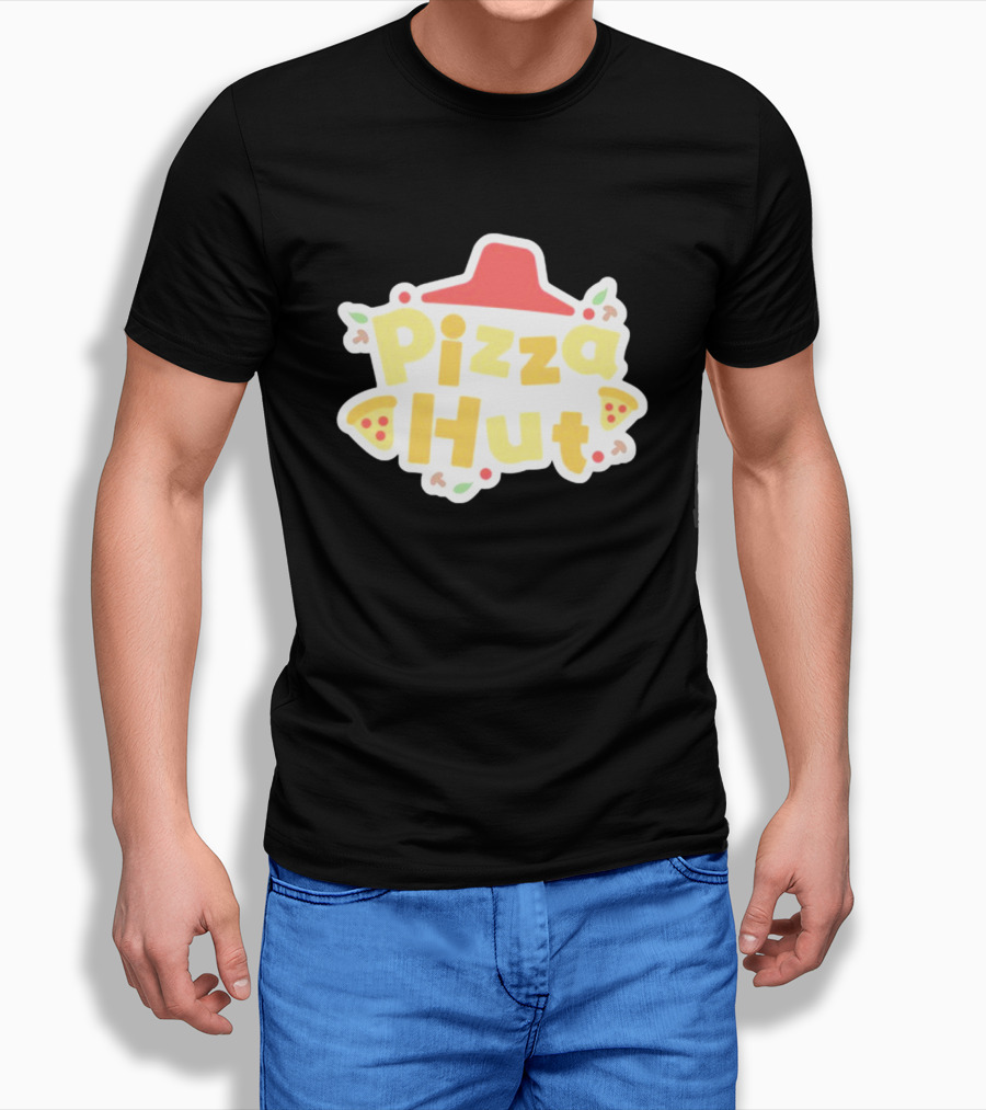 Pizza Hut Vtuber Style Playful T-Shirt
