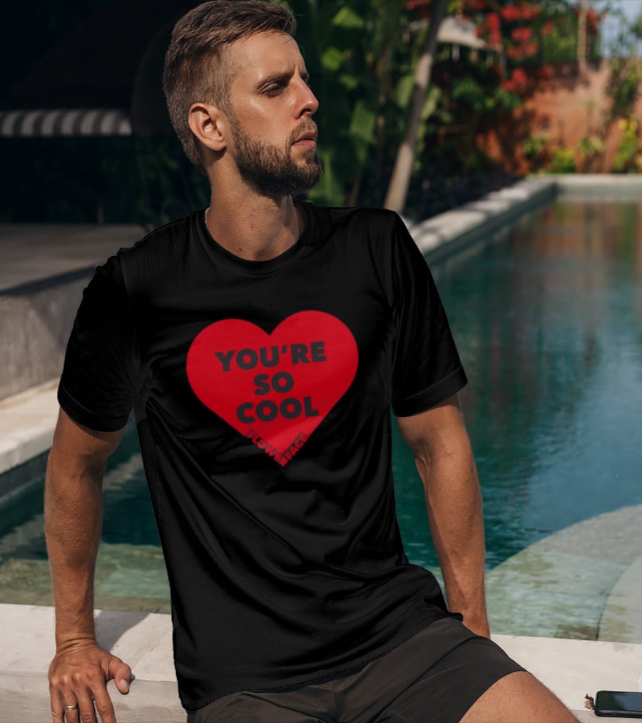 Flower Face You're So Cool Heart T-Shirt