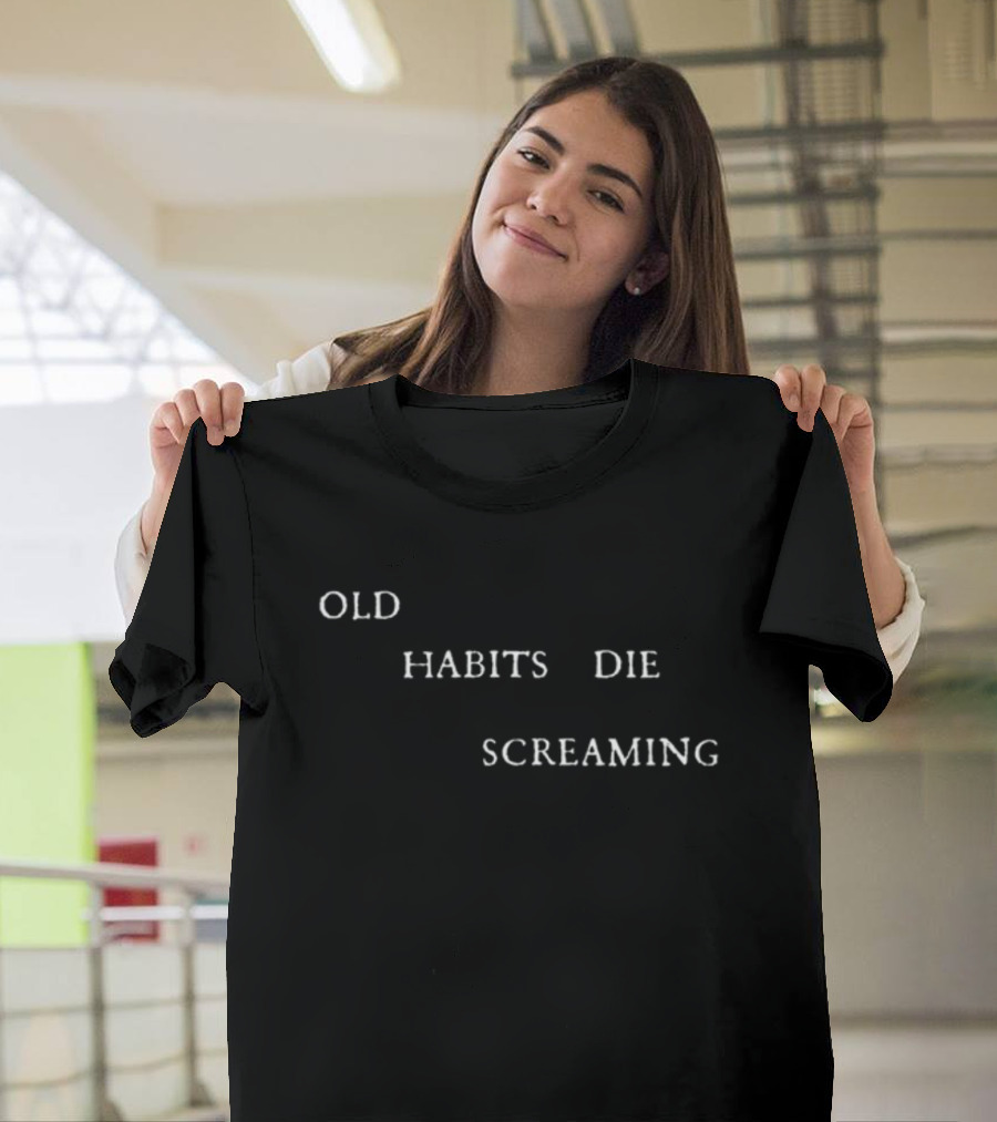 Ttpd Old Habits Die Screaming T-Shirt