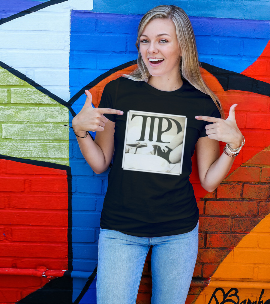 Ttpd The Tortured Poets Department Black And White Lying Woman T-Shirt