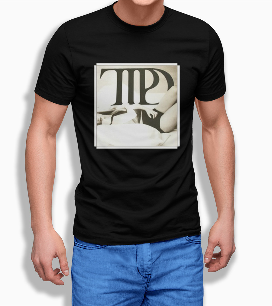 Ttpd The Tortured Poets Department Black And White Lying Woman T-Shirt