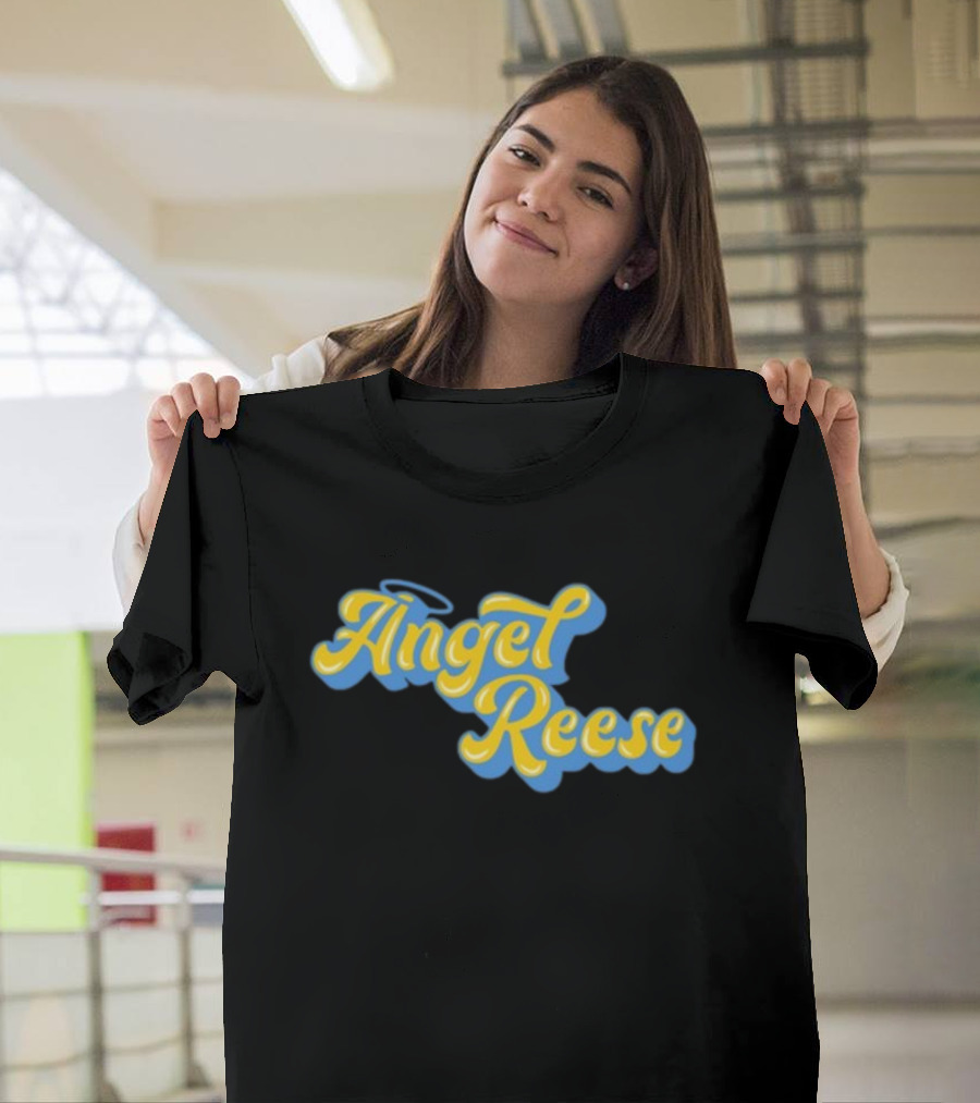 Angel Reese Limited Chicago Sky Text T-Shirt
