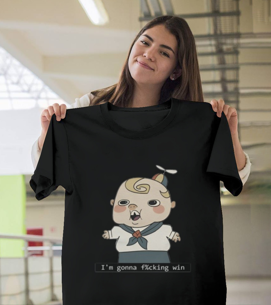 Zeddy I'm Gonna F%Cking Win Vintage Comic Cartoon Character T-Shirt