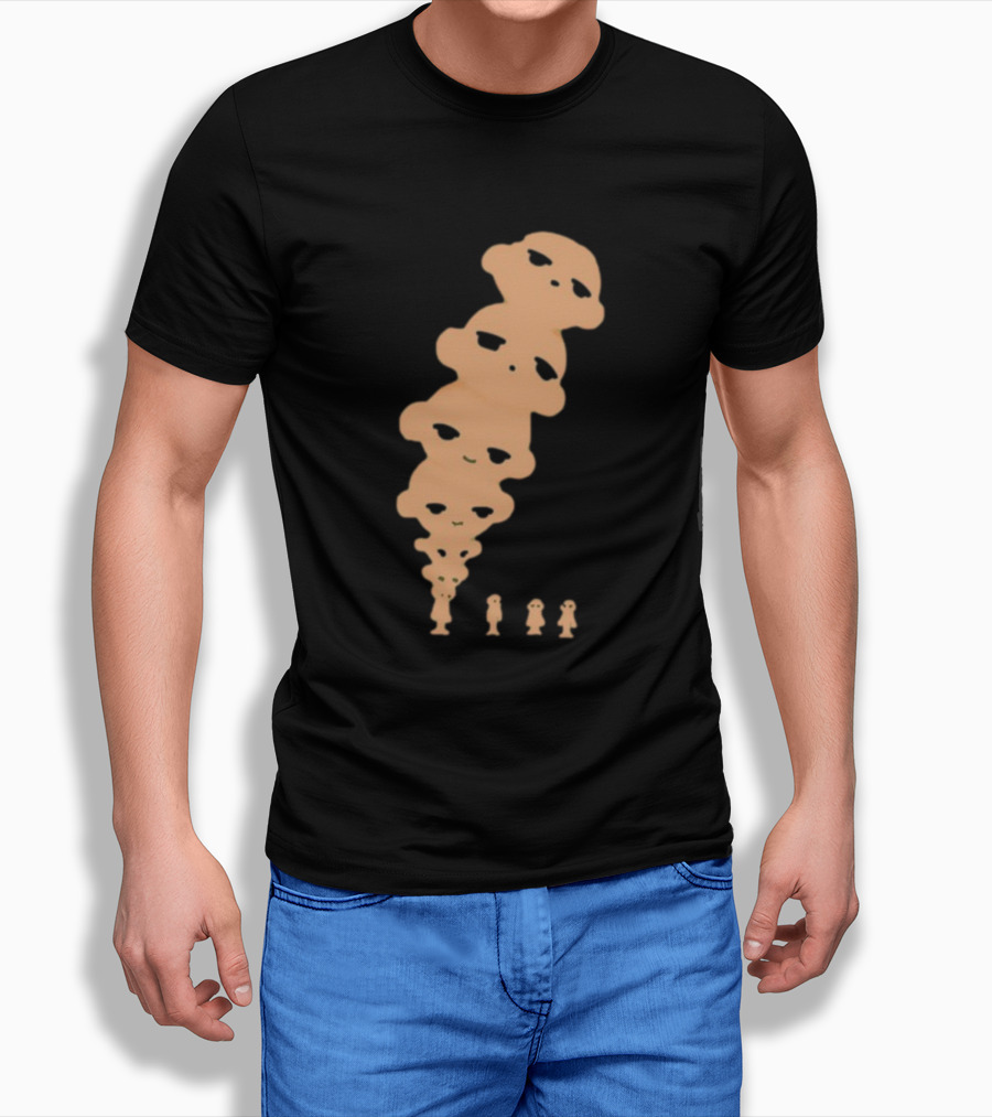 Impoppy Baby Head Gradient Faces T-Shirt