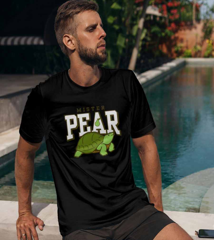 Mister Pear Turtle Varsity T-Shirt