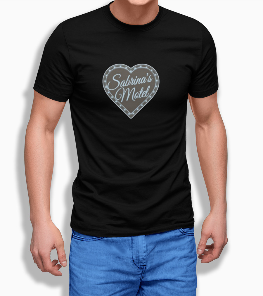 Sabrina's Motel Heart-Shaped Neon Sign T-Shirt
