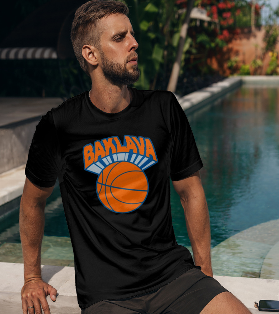 Bambambaklava Baklava Basketball Knicks T-Shirt