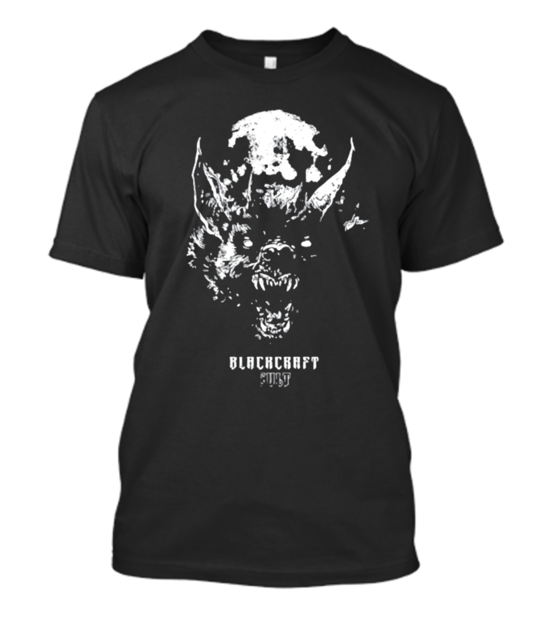 Blackcraftcult Spooky Bat Face T-Shirt