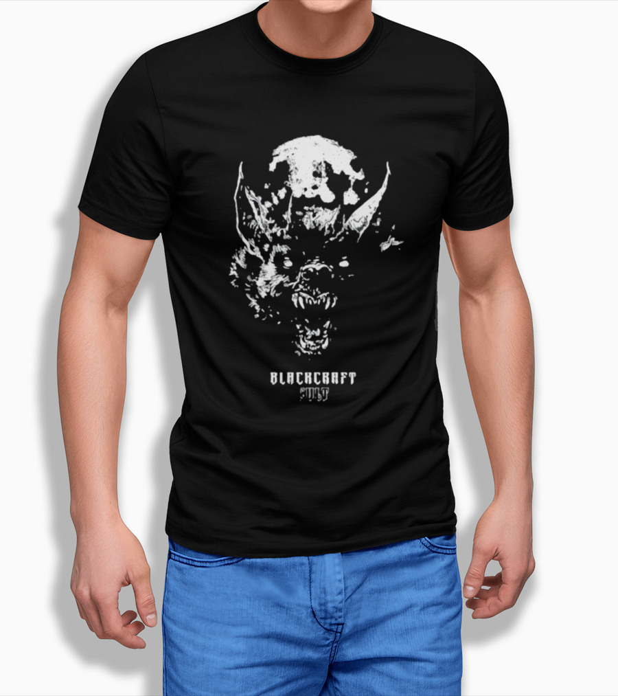 Blackcraftcult Spooky Bat Face T-Shirt