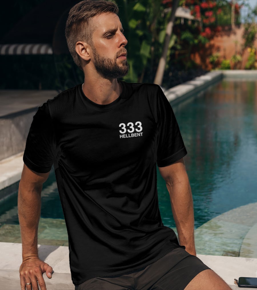 Cloonee 333 Hellbent Dark Minimalist T-Shirt