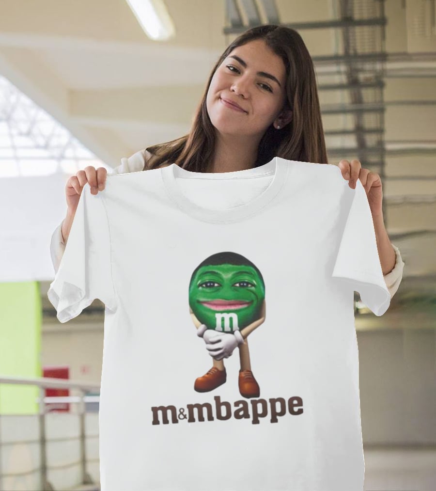 Kylian Mbappe M&Mbappe Green Character T-Shirt