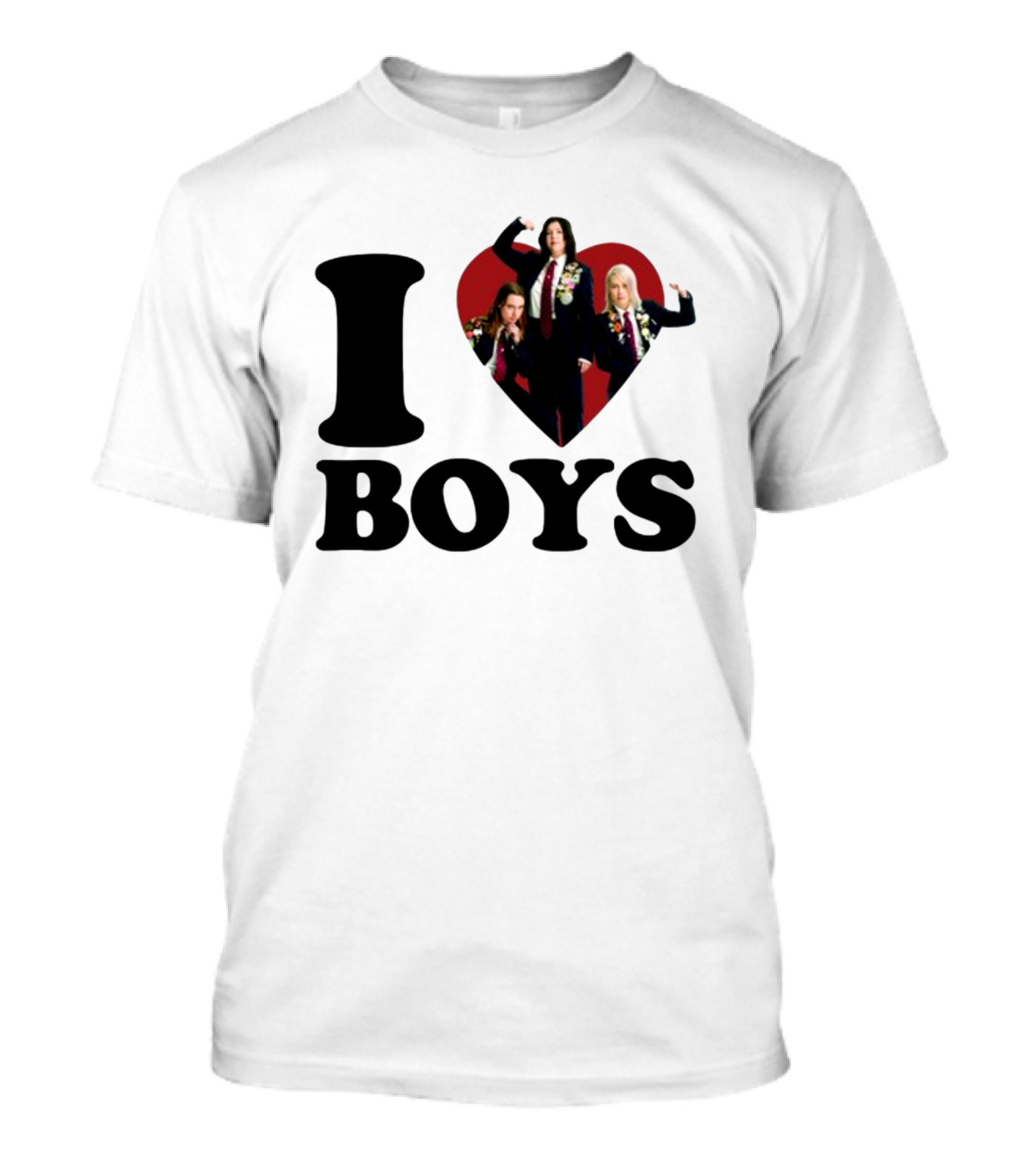 I Love Boys Mustardyardpress Boygenius Heart Trio T-Shirt