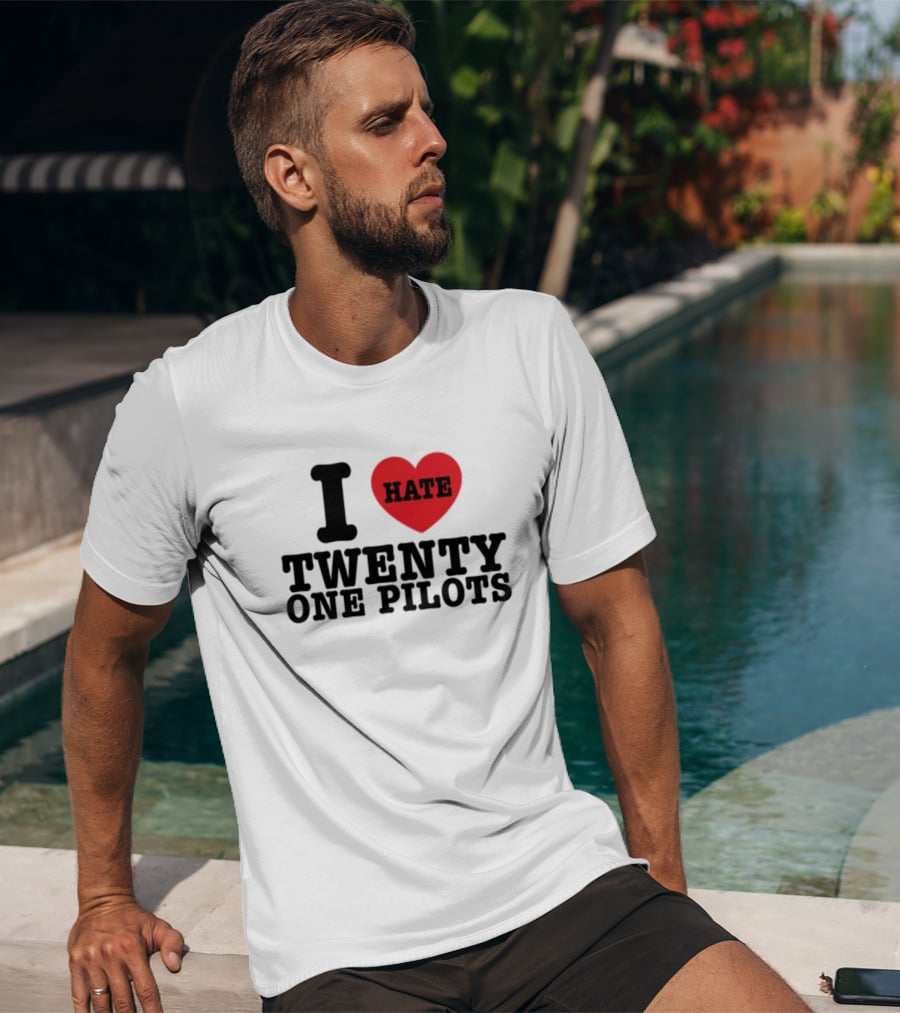 I Heart Hate Twenty One Pilots T-Shirt