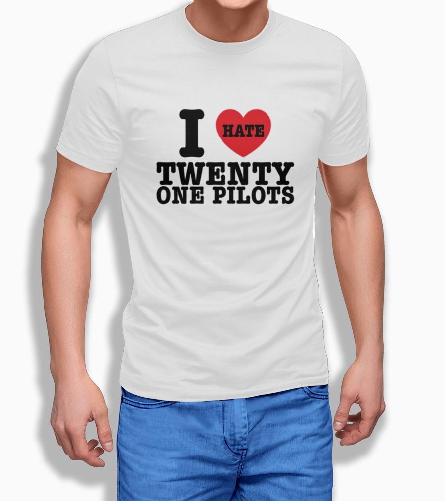 I Heart Hate Twenty One Pilots T-Shirt