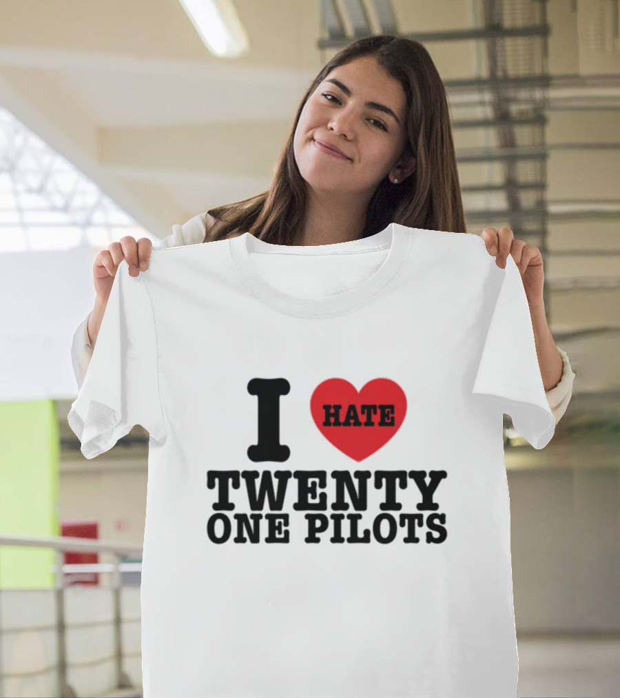 I Heart Hate Twenty One Pilots T-Shirt