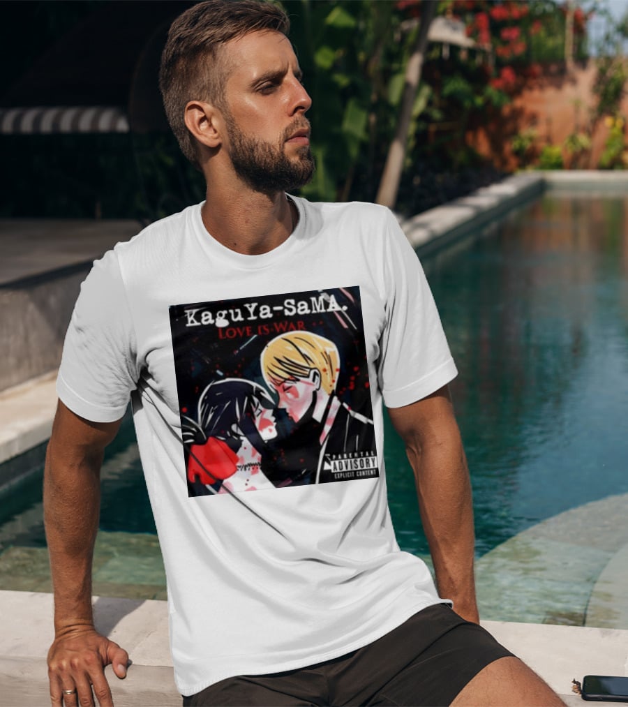 Kaguya-Sama Love Is War Explicit Content Parental Advisory T-Shirt