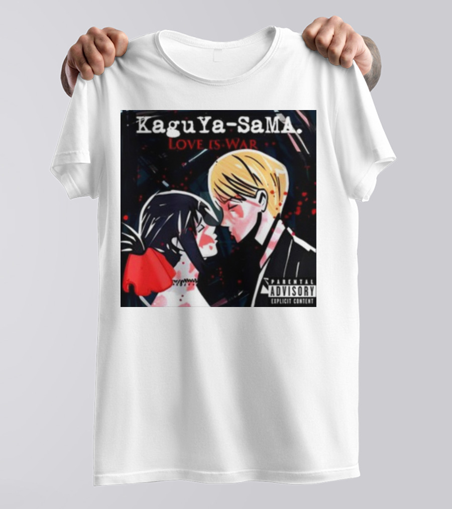 Kaguya-Sama Love Is War Explicit Content Parental Advisory T-Shirt