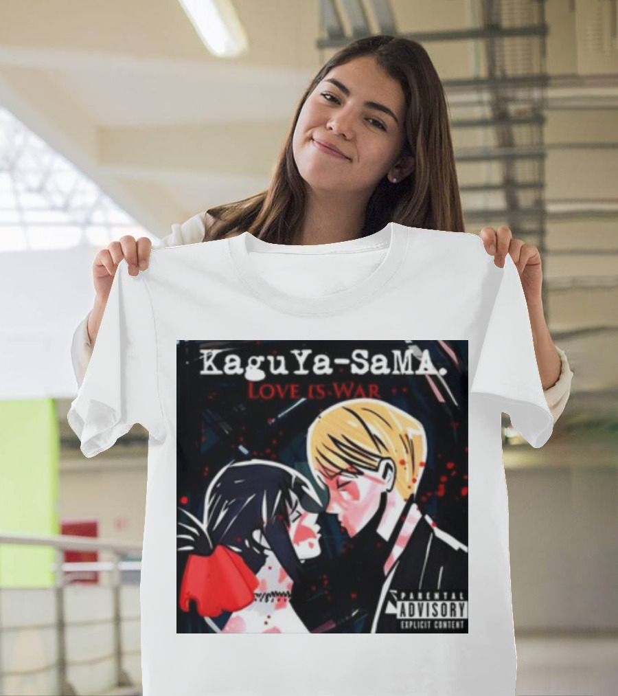 Kaguya-Sama Love Is War Explicit Content Parental Advisory T-Shirt