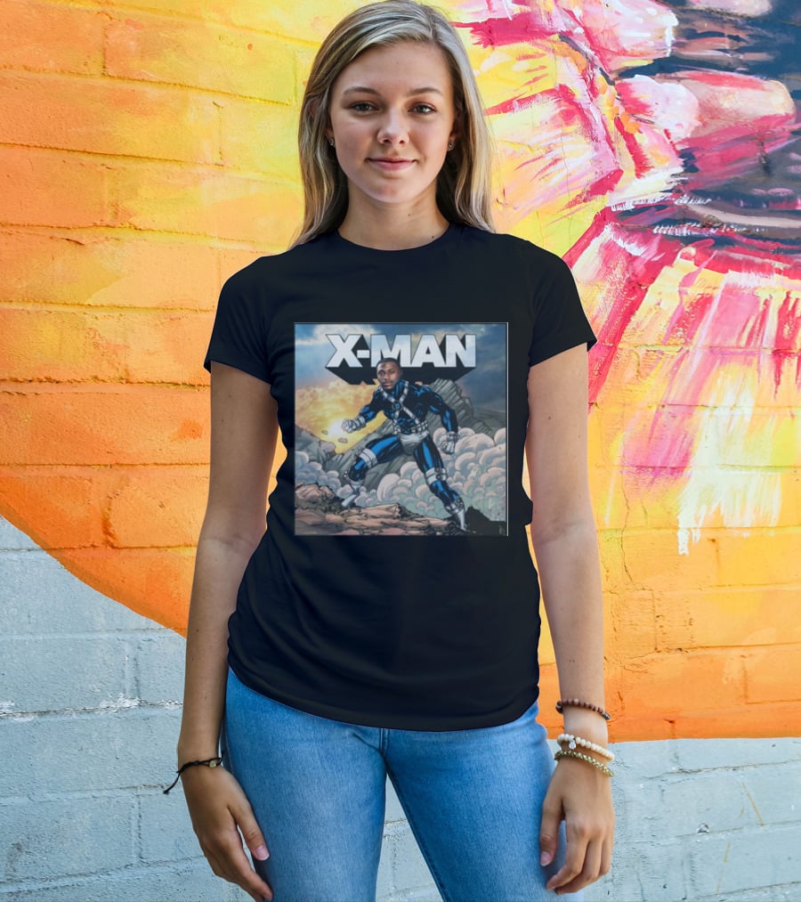 X-Man Carolina Panthers Xavier Legette Comic T-Shirt