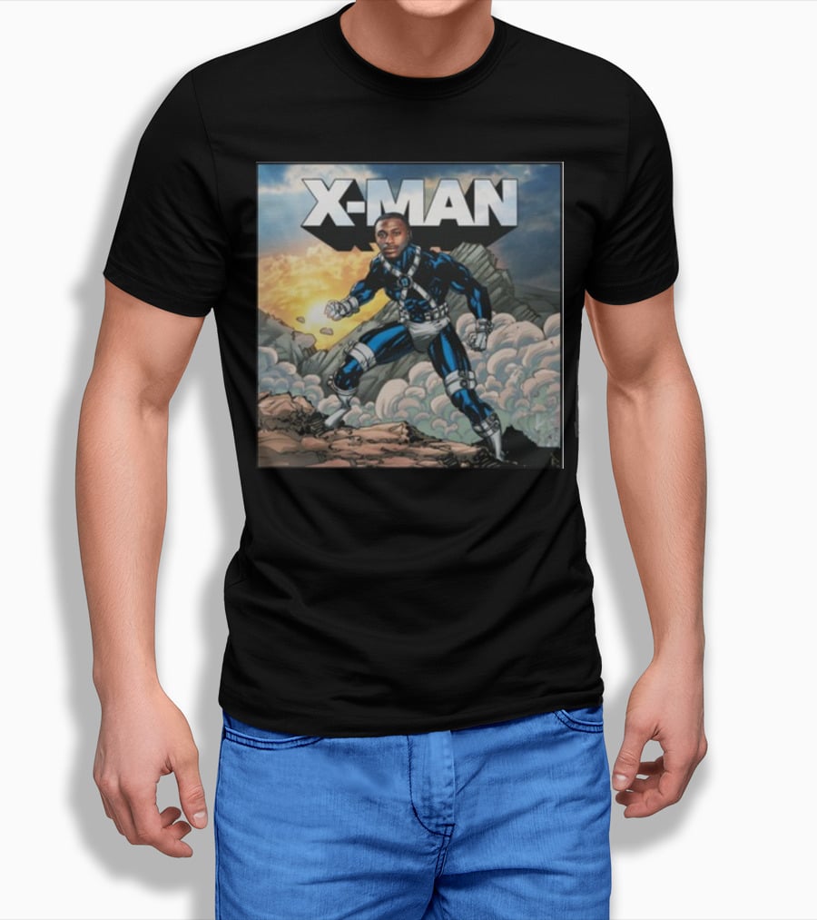 X-Man Carolina Panthers Xavier Legette Comic T-Shirt