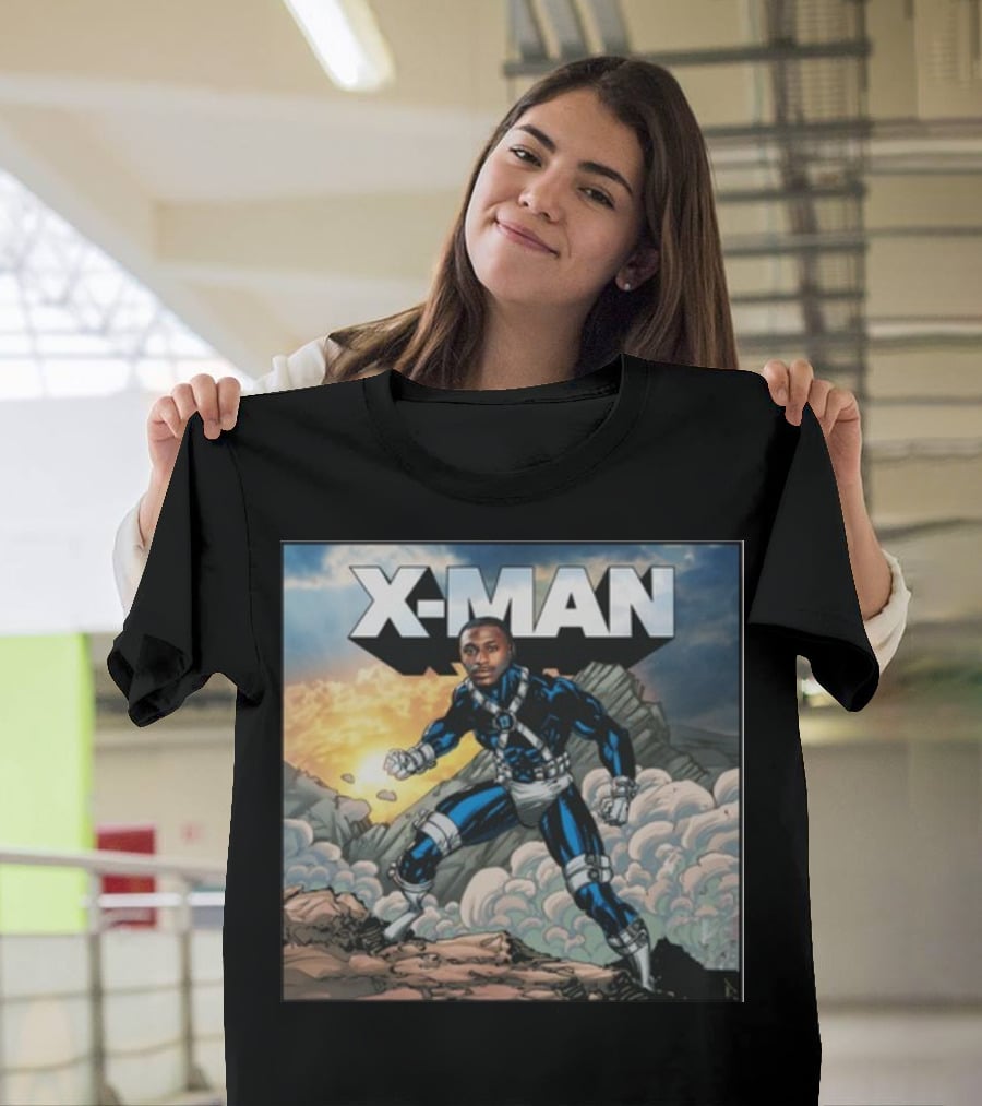 X-Man Carolina Panthers Xavier Legette Comic T-Shirt
