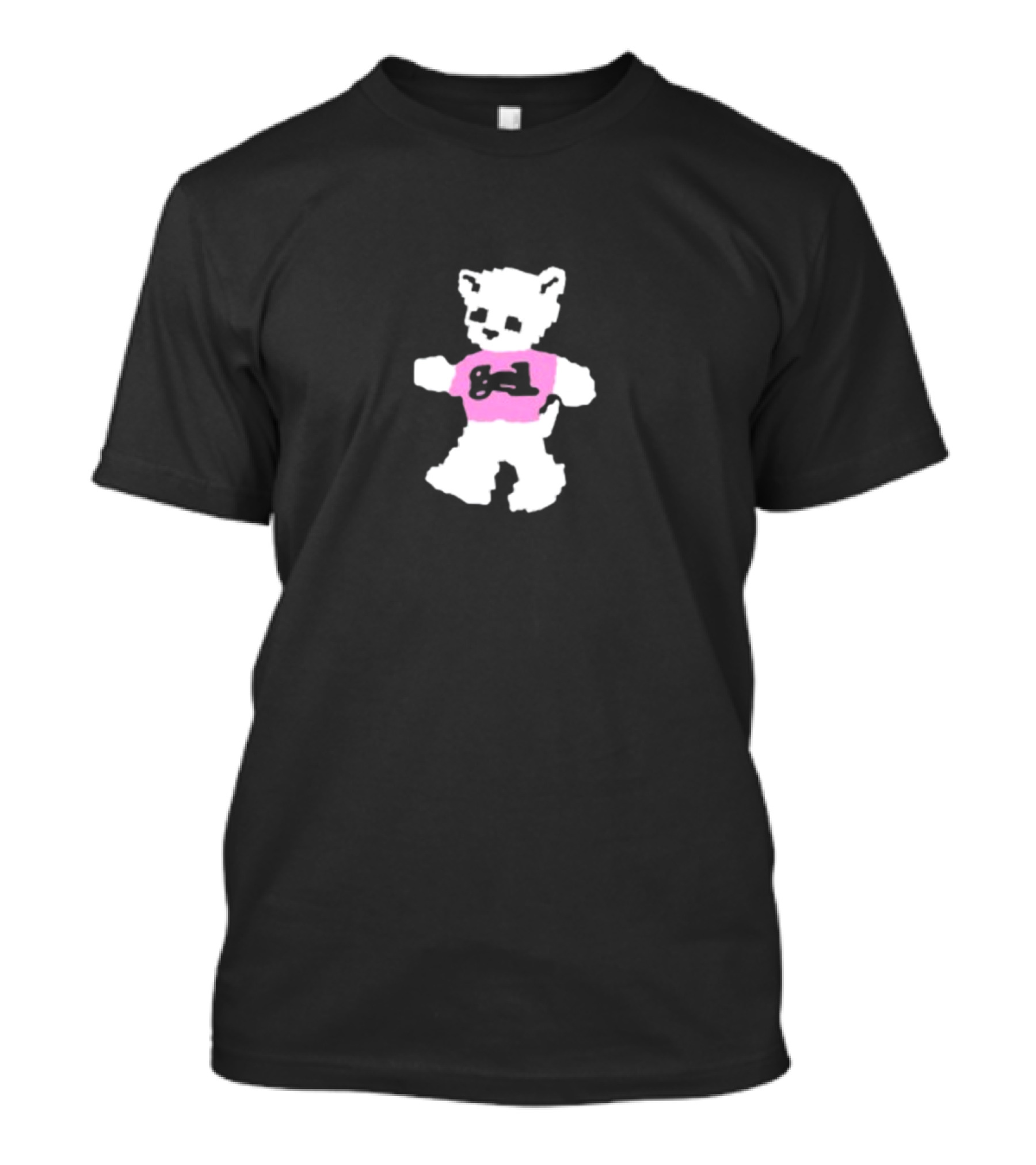 Gel Cat Spoiled Rotten To The Core White Bear Pink Shirt Game Controller T-Shirt