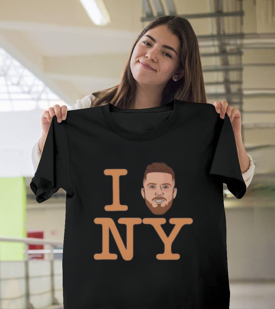 I Heart New York With Cartoon Face T-Shirt
