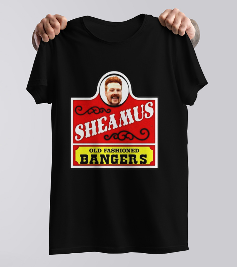 Sheamus Old Fashioned Bangers Retro Label T-Shirt