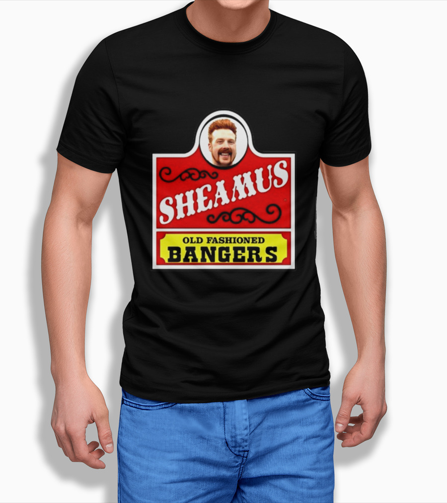 Sheamus Old Fashioned Bangers Retro Label T-Shirt