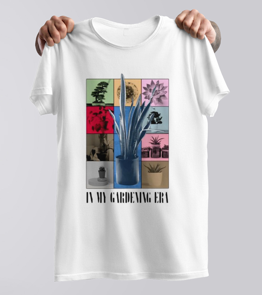 In My Gardening Era Vibrant Plant Montage T-Shirt