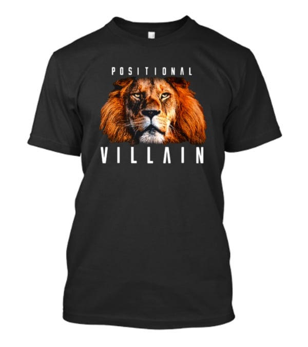 Positional Villain Lion Fierce Face T-Shirt