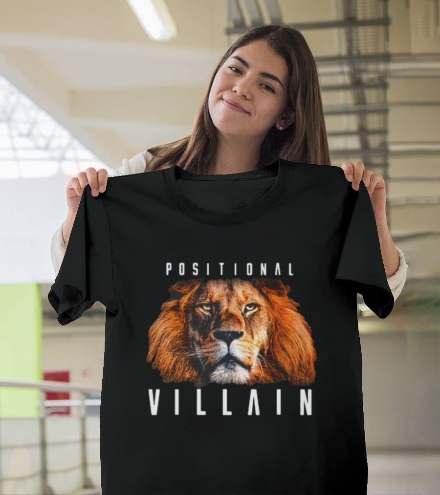 Positional Villain Lion Fierce Face T-Shirt