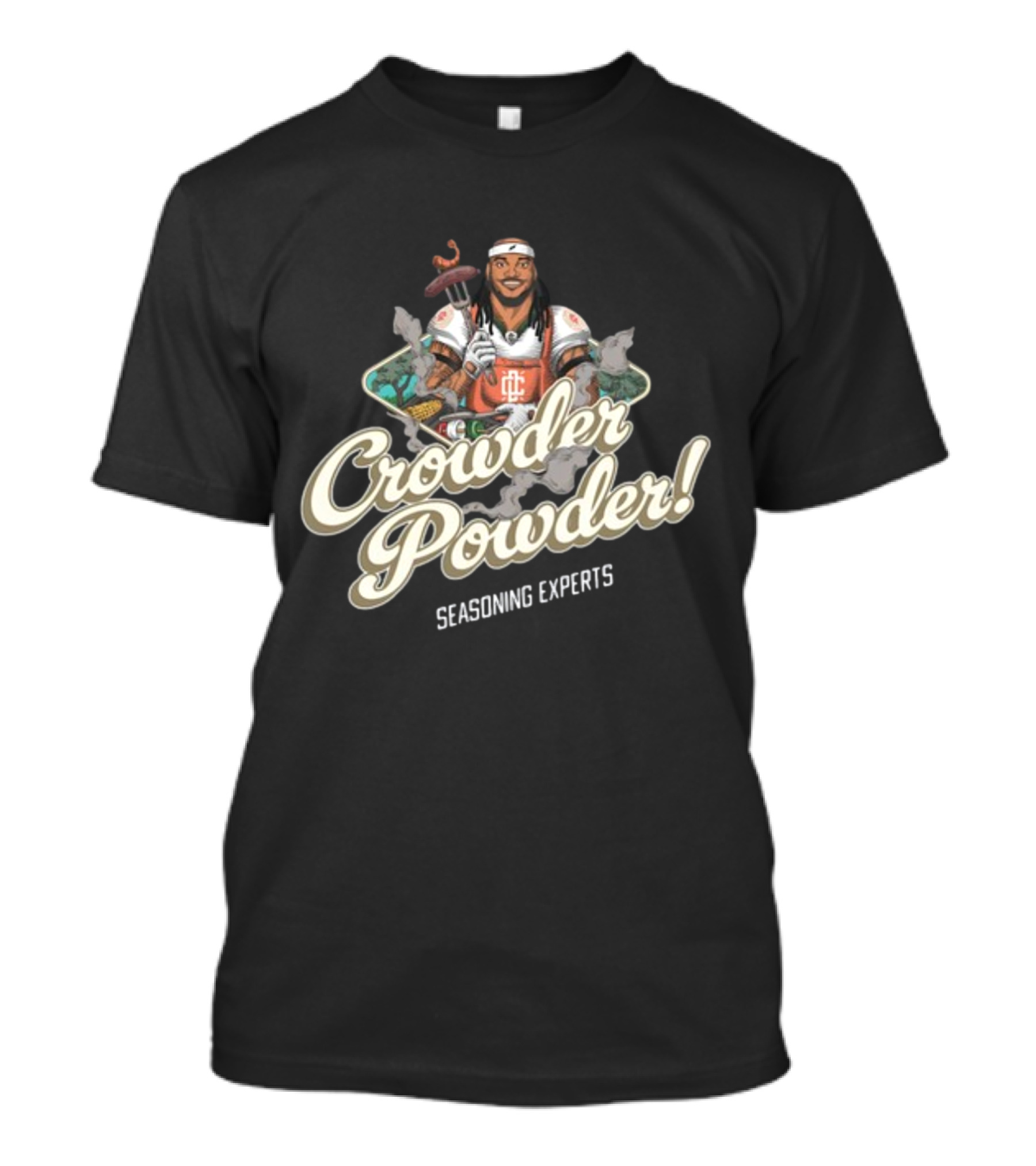 Crowder Powder Seasoning Experts Barbecue Character T-Shirt