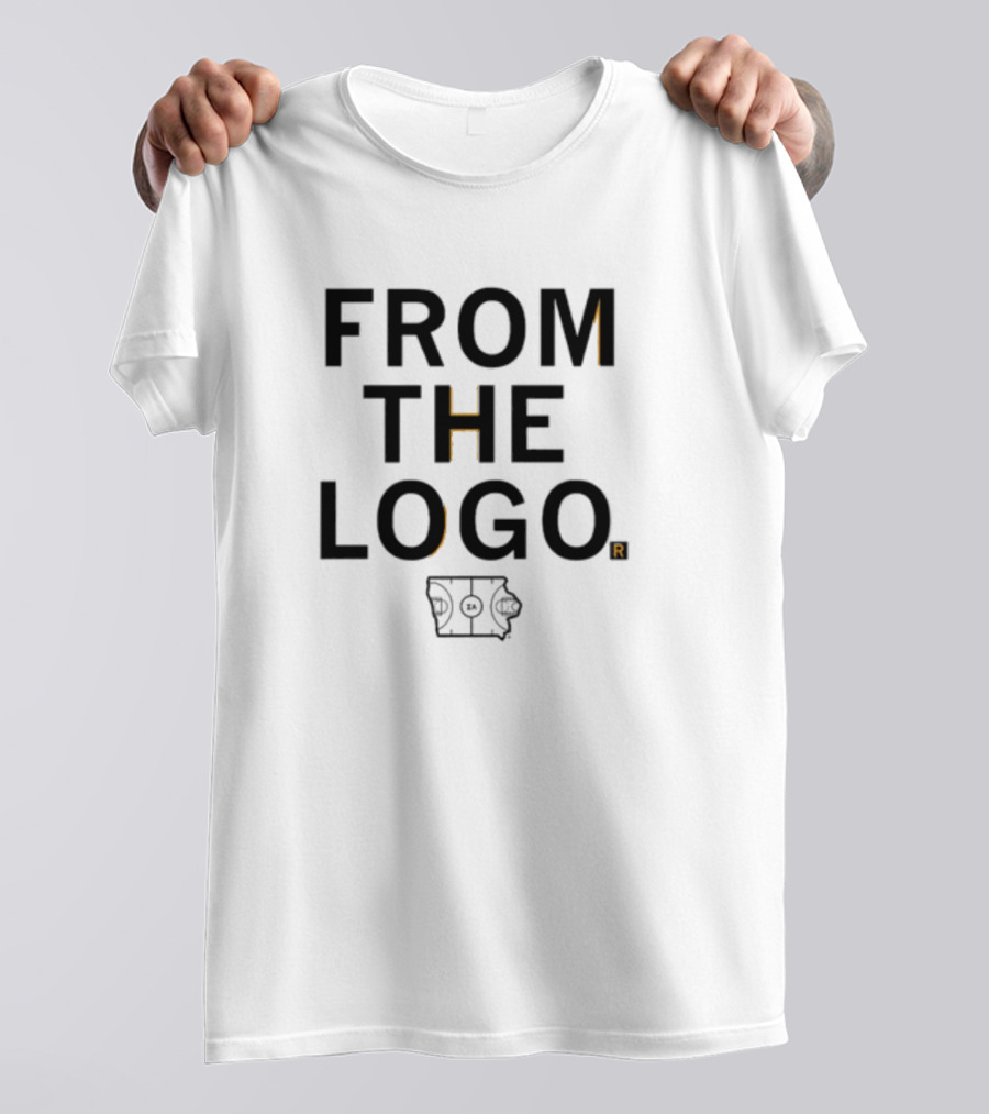 FROM THE LOGO Basketball Court Concept T-Shirt