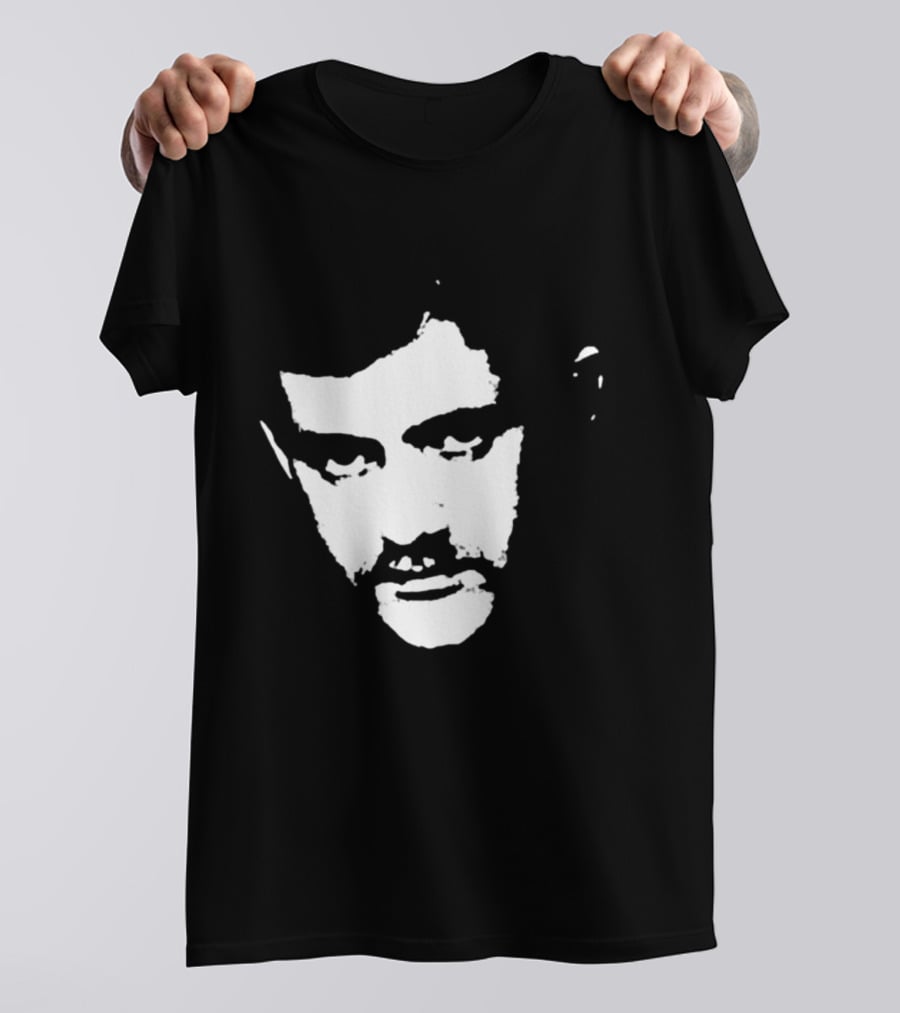 Patrick Cowley Black And White Face T-Shirt