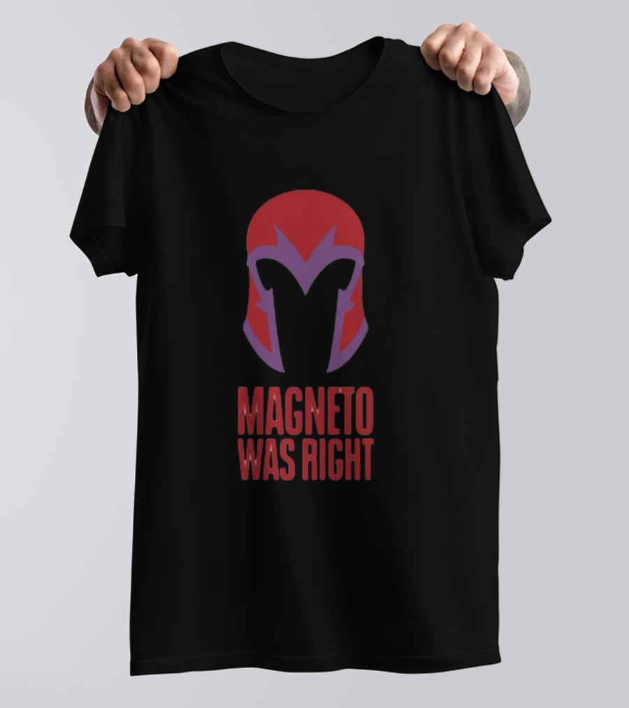 Magneto Was Right Beau Demayo Helmet T-Shirt