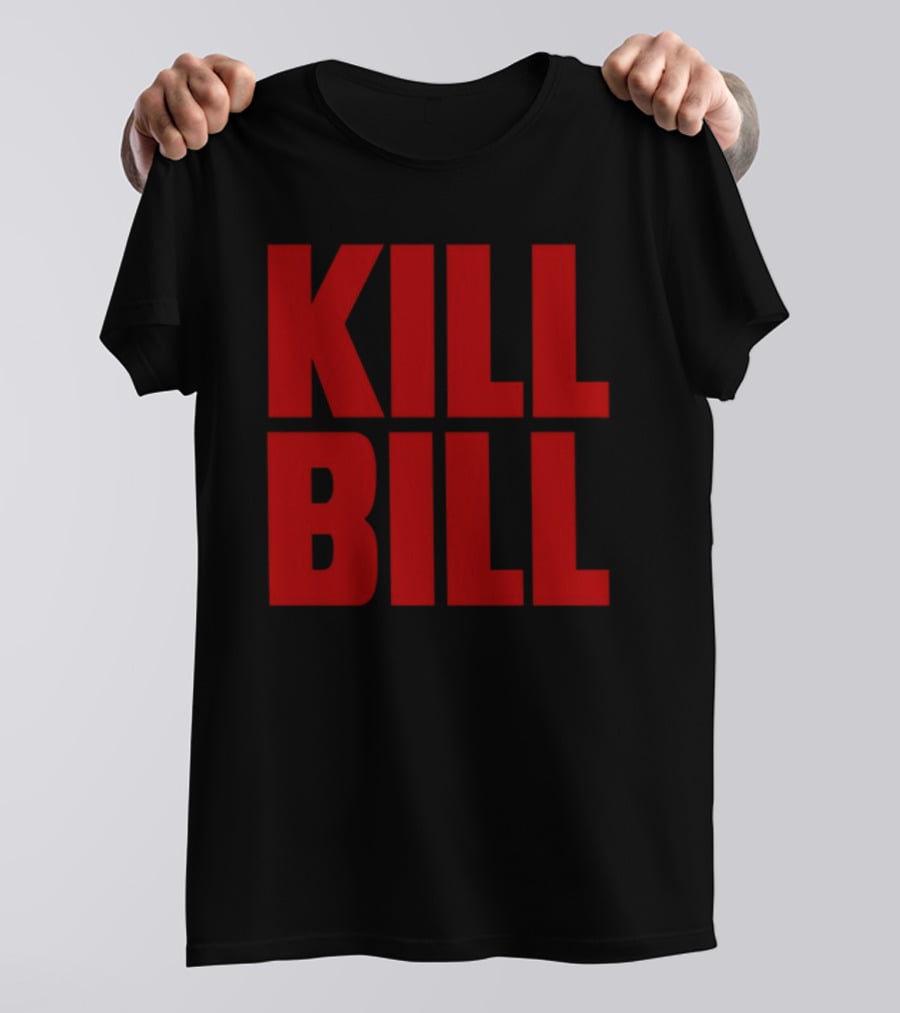 Hunter Schafer Kill Bill Red Block Letters T-Shirt
