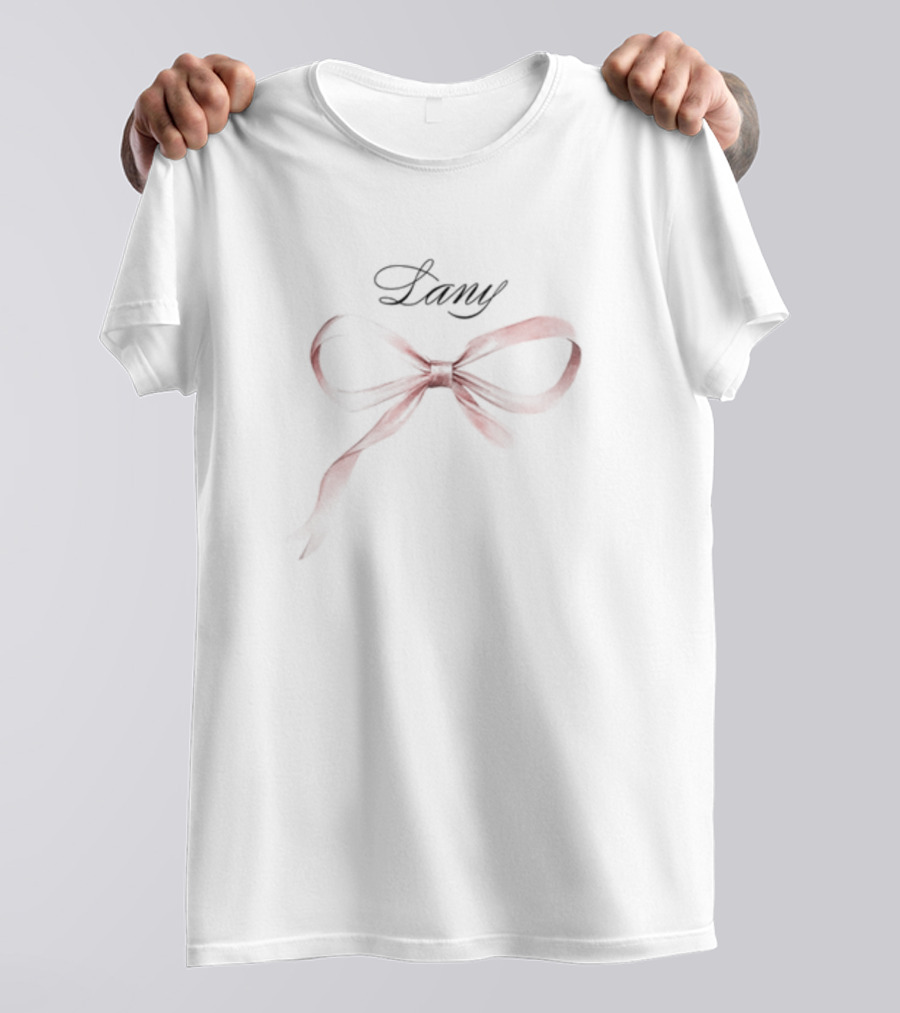 Lany Pink Ribbon Bow T-Shirt