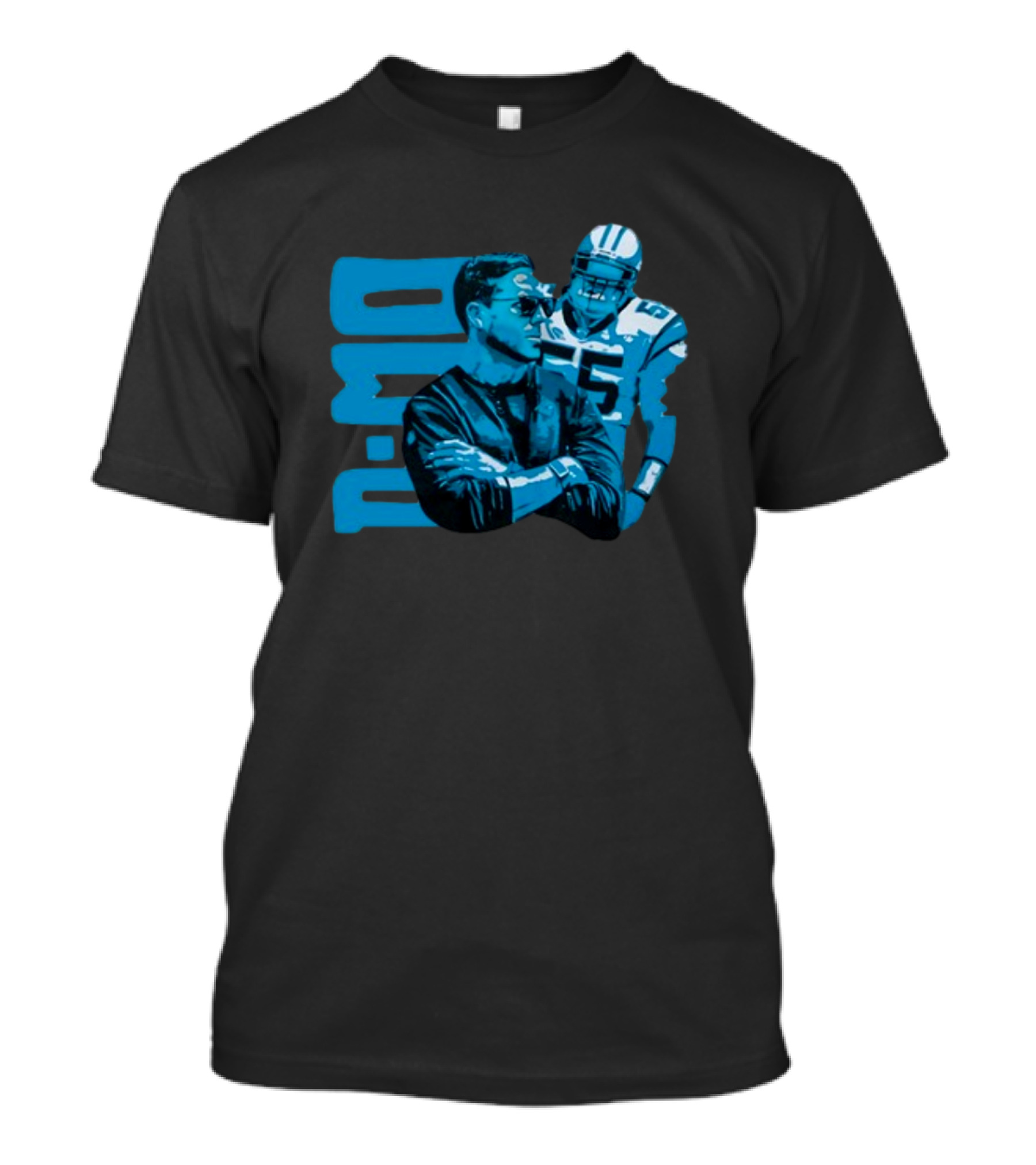 D-Mo Dan Morgan 55 Carolina Panthers Dave Canales Football Duo T-Shirt